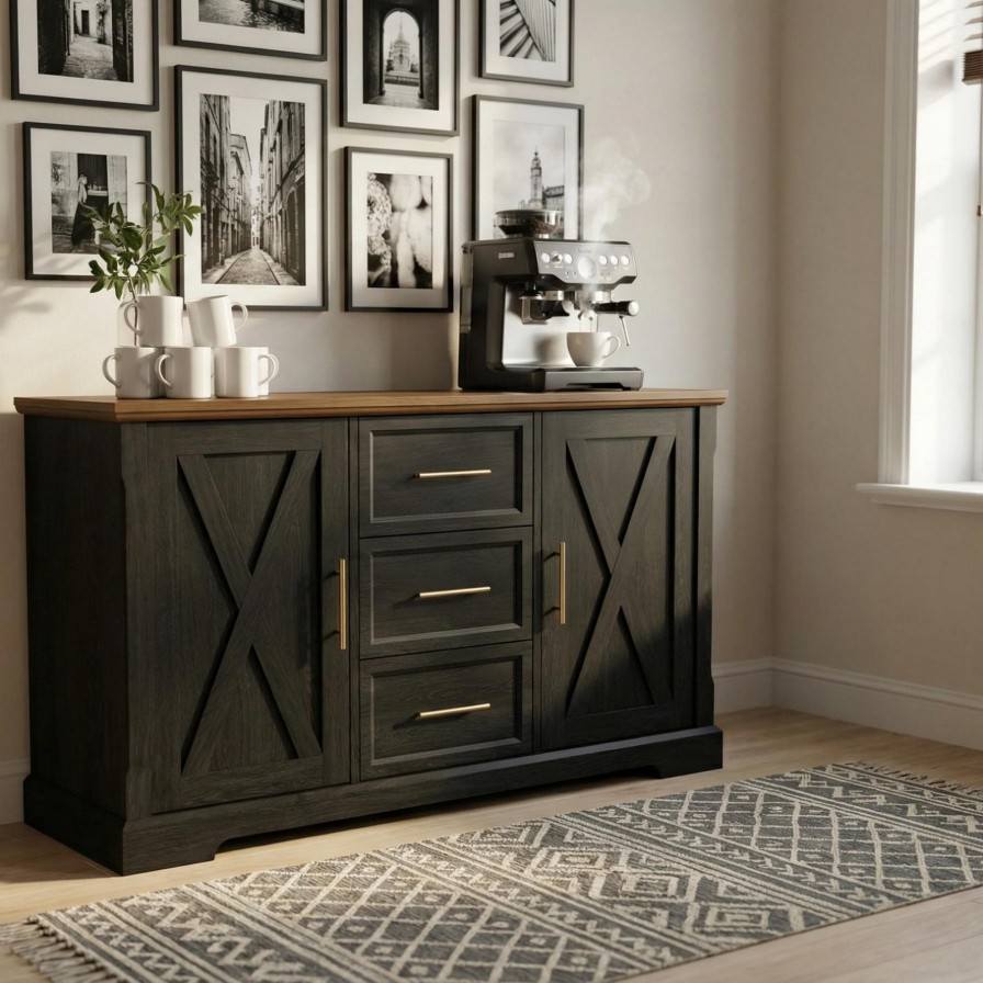 Ebonhue 2 Door 3 Drawer Cabinet